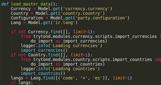 Introduction to Tryton programming